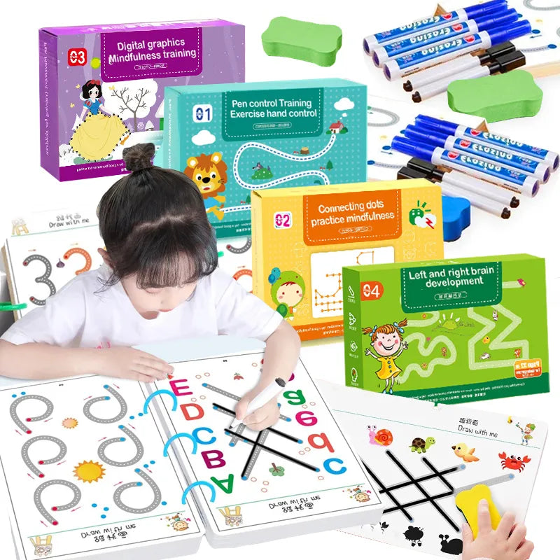 Montessori educatief tekenboek